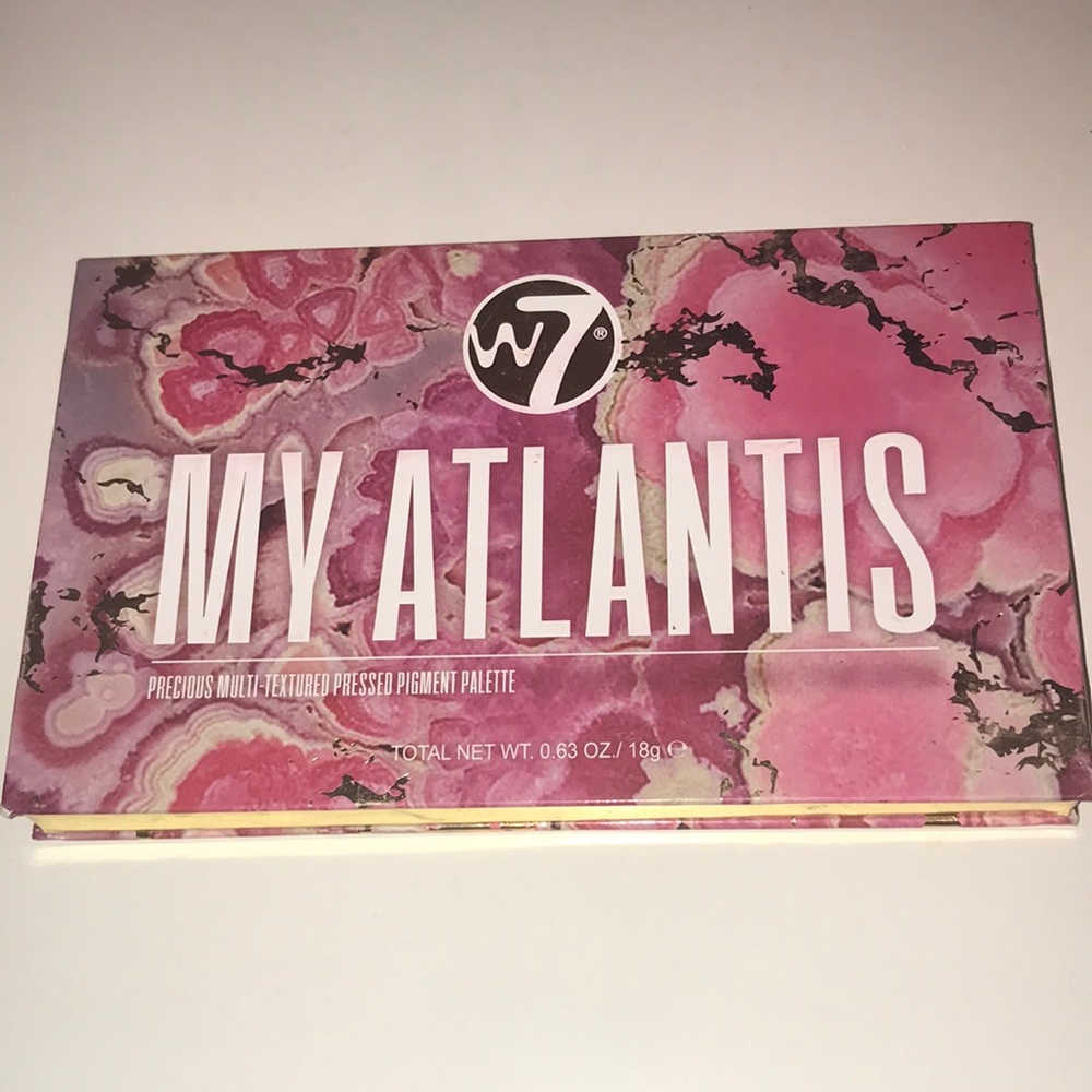 ☀️ W7 My Atlantis Multi-Textured Pressed Pigment Palette - 18 Shades
